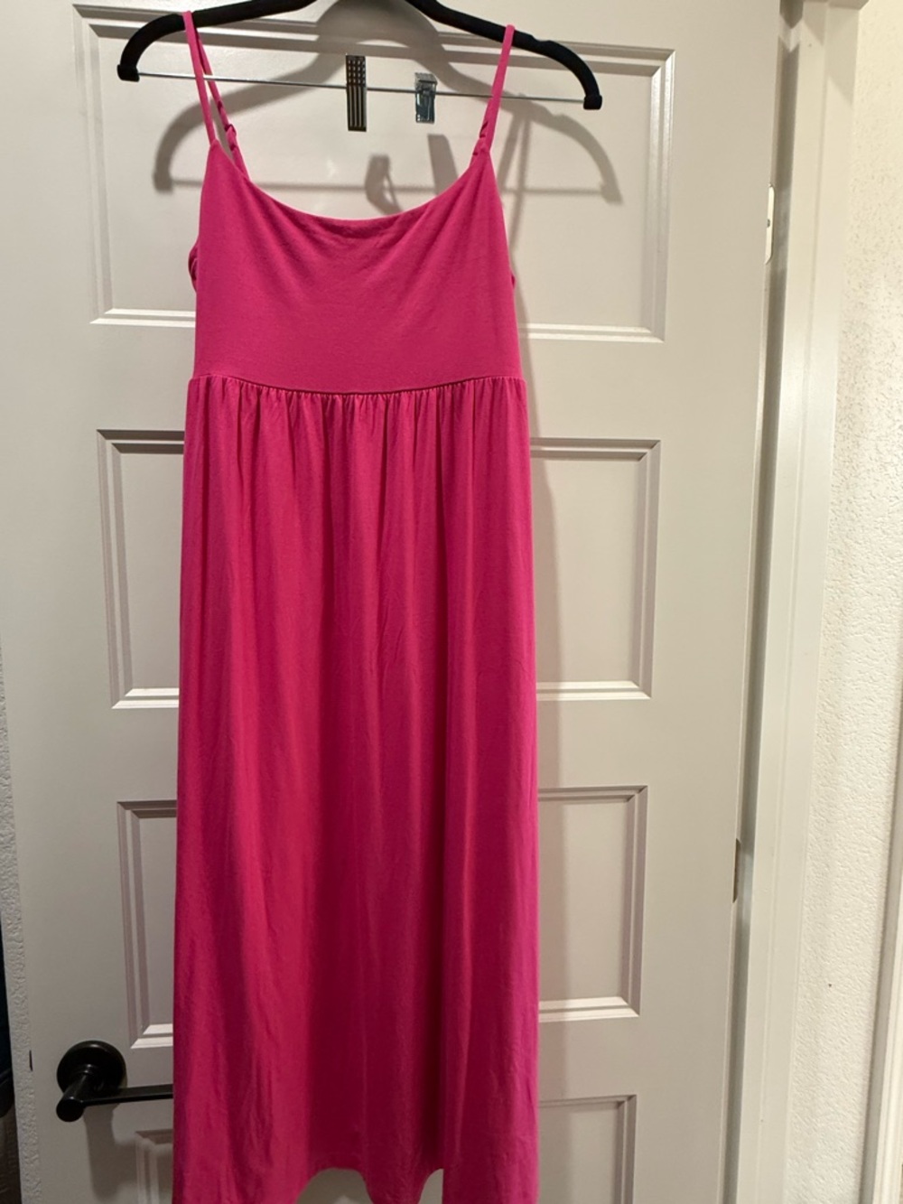 Old Navy Hot Pink Spaghetti-Strap Maxi Dress NWOT